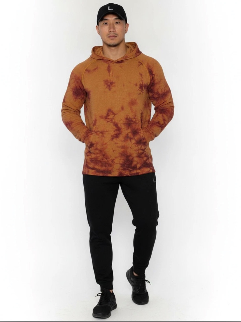 Lululemon Men's Vent Tech - Orange and Purple Size L